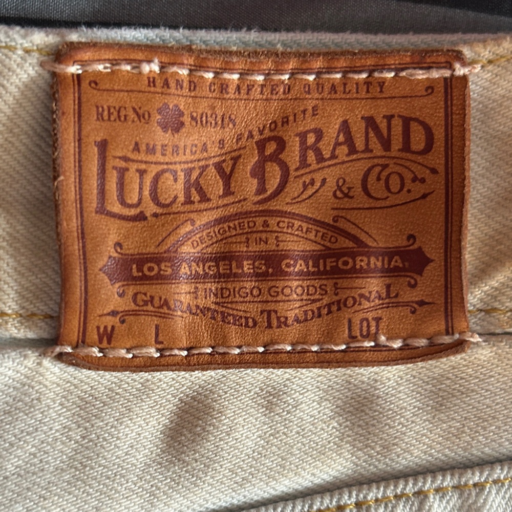 Lucky Brand Light Cream Denim